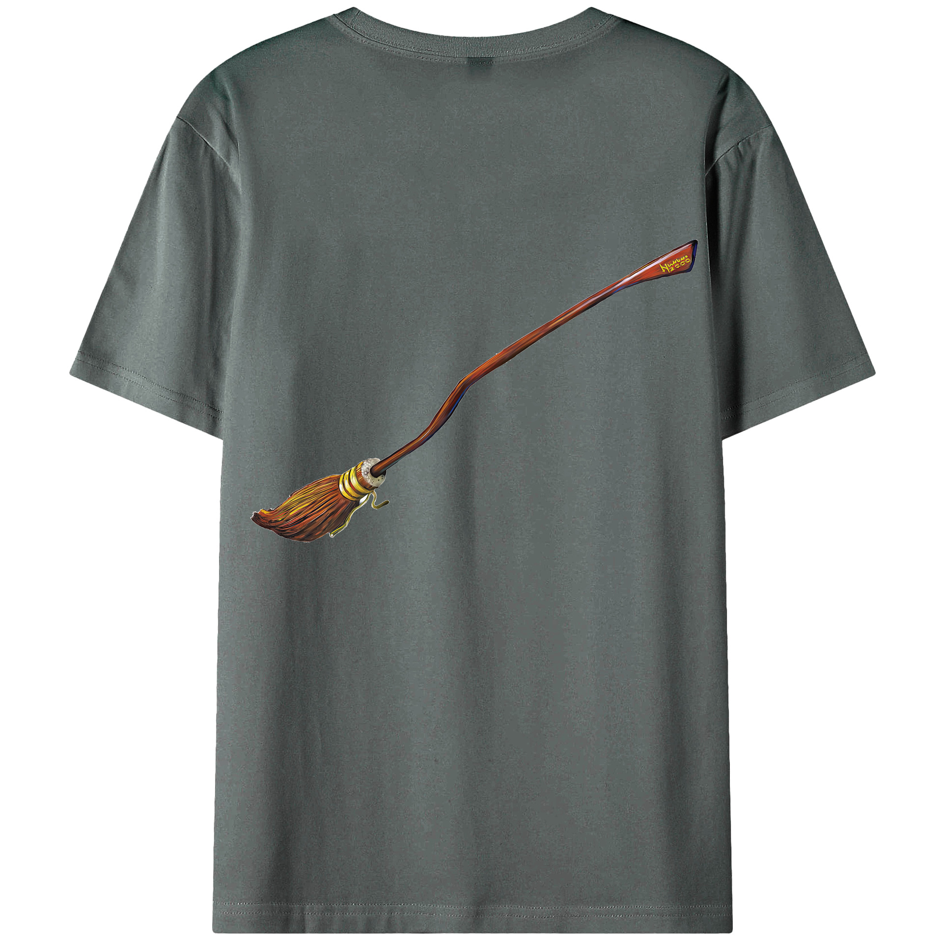 （画像用） Harry Potter ハリー・ポッターシリーズ 綿100％ メンズ半袖Tシャツ（バックプリント） 通気性